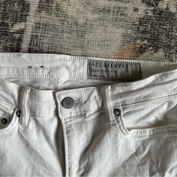 ALL SAINTS Mast fit distressed skinny jeans - Picture 6 of 8